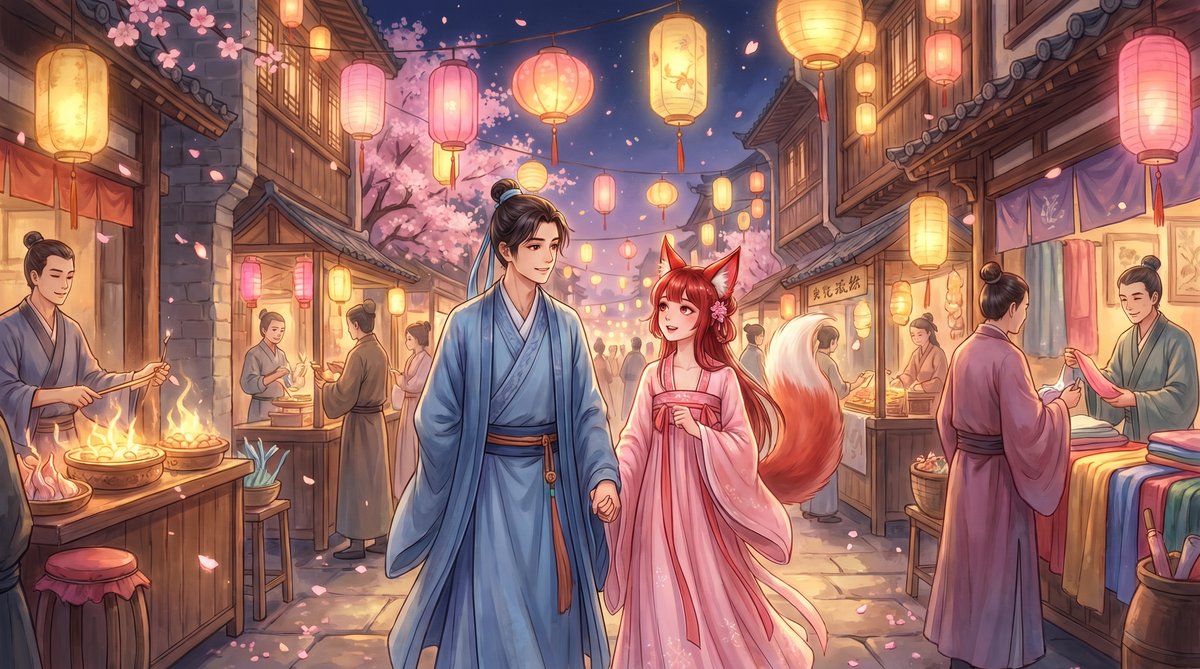 小蓝视频狐妖小红娘视频：经典爱情片段